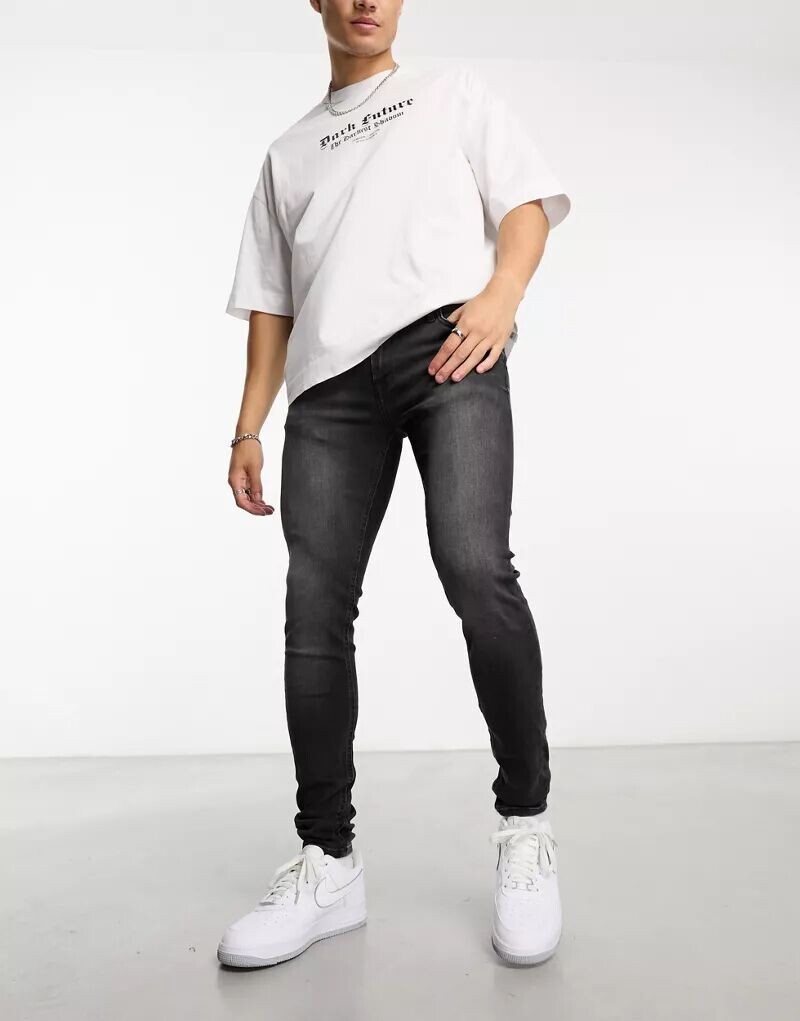 

Черные джинсы скинни Jack & Jones Intelligence
