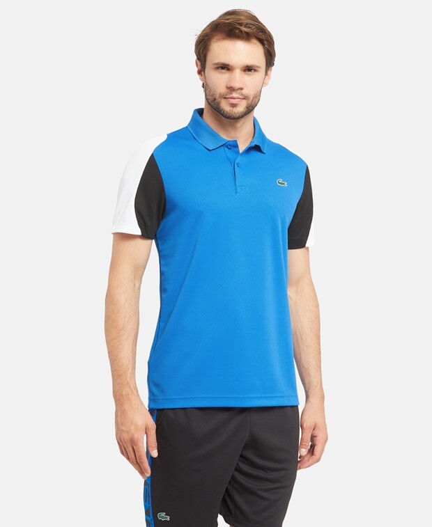 

Функциональная рубашка-поло Lacoste, черный