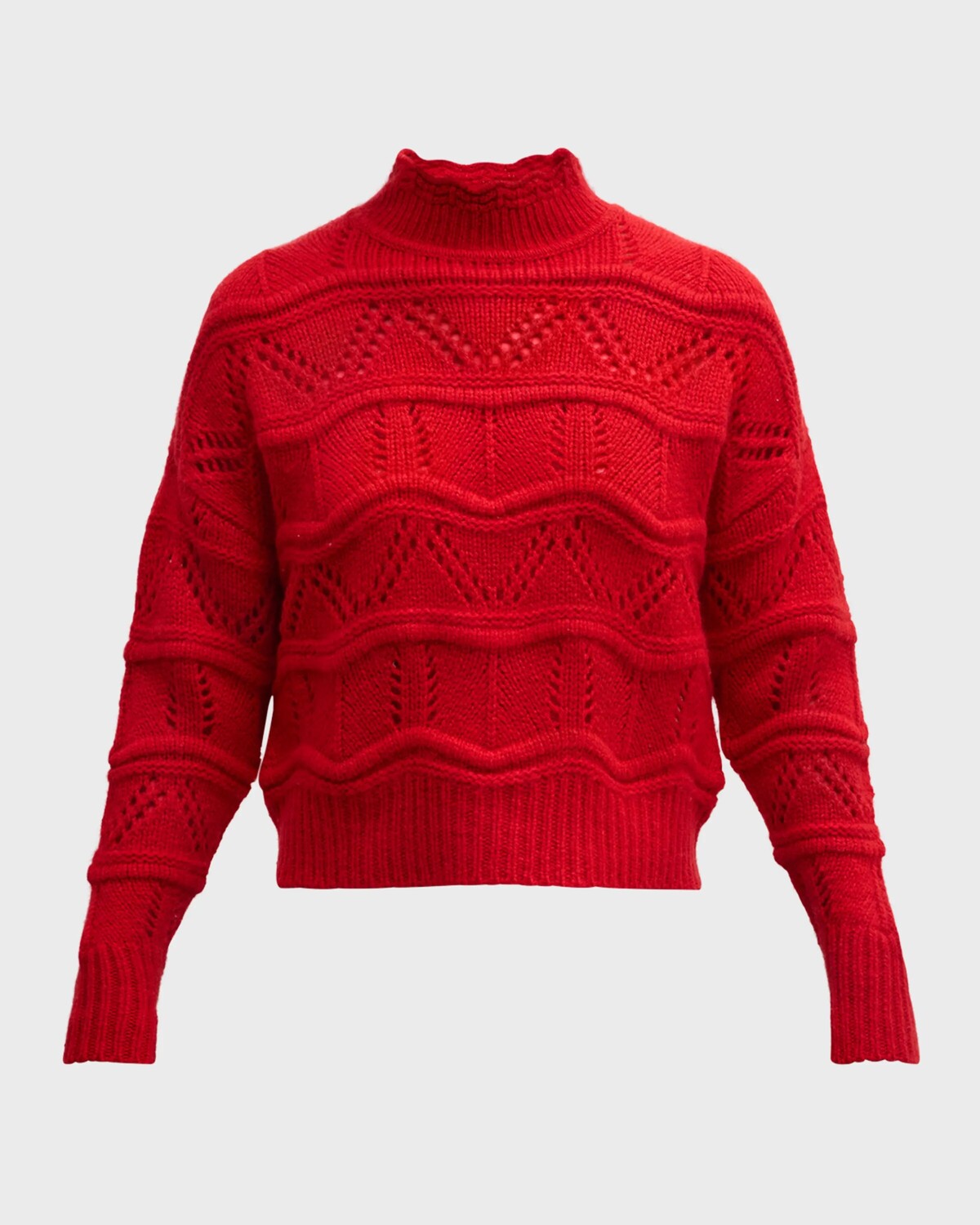 

Объемный свитер в стиле пуантель с воротником-стойкой Autumn Cashmere, цвет Blazer