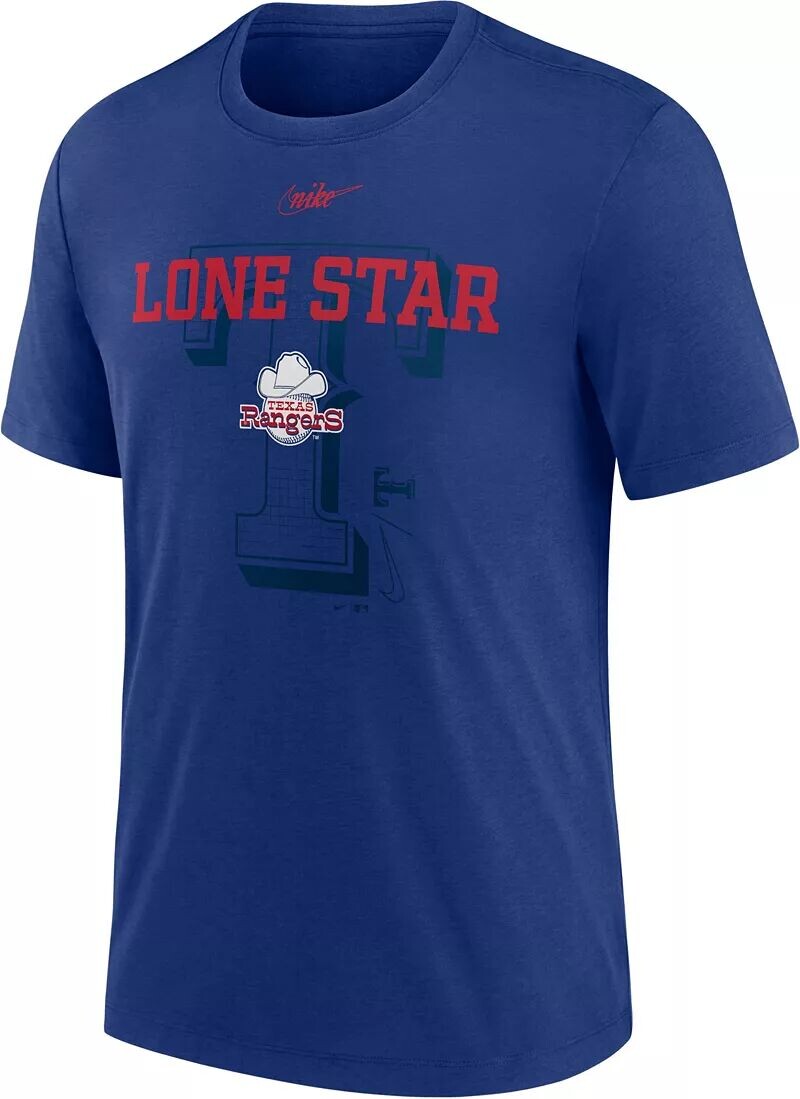 

Мужская футболка Nike Texas Rangers Royal Cooperstown Rewind
