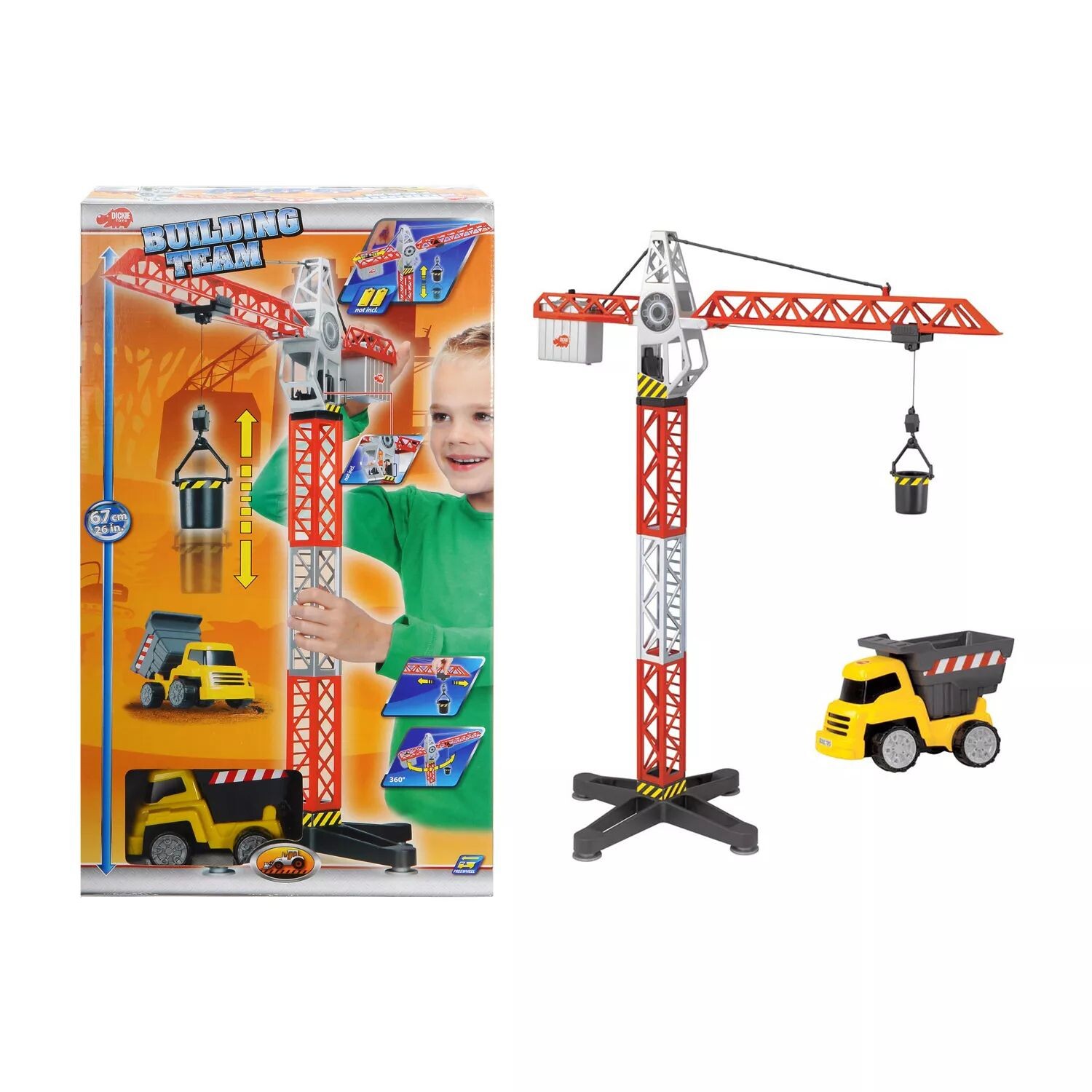 

Dickie Toys Majorette Building Team Кран Dickie Toys