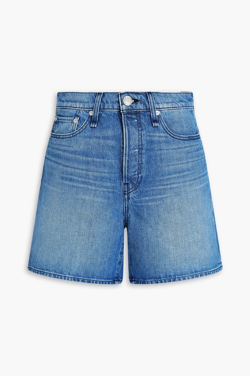 

Джинсовые шорты Maya с выцветшим эффектом Rag & Bone, средний деним