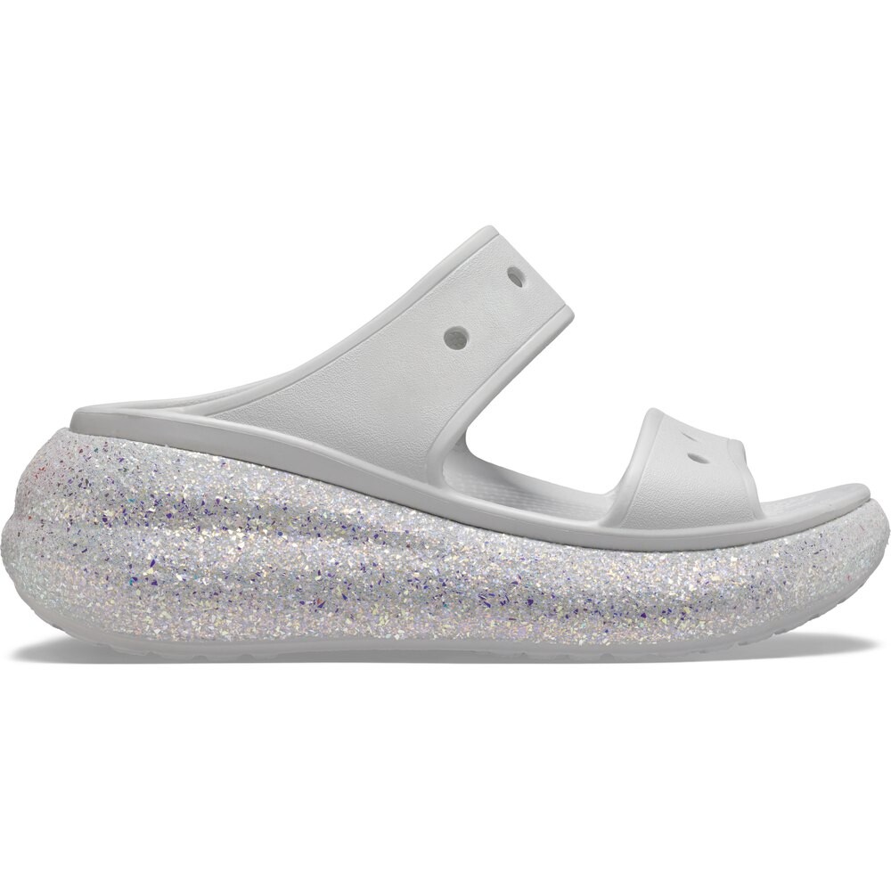 

Шлепанцы Crocs Crush Glitter, белый