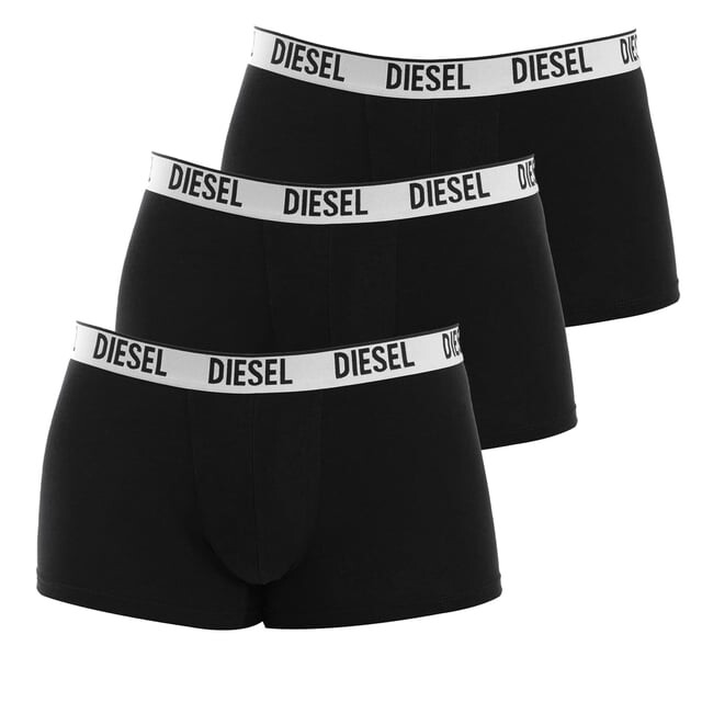 

Мужские хлопковые боксеры Pack 3 00sab2 0sfac Diesel, черный