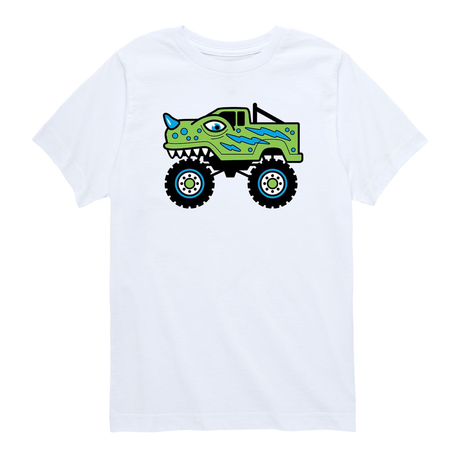 

Футболка с рисунком Dino Truck для мальчиков 8–20 лет Licensed Character, белый