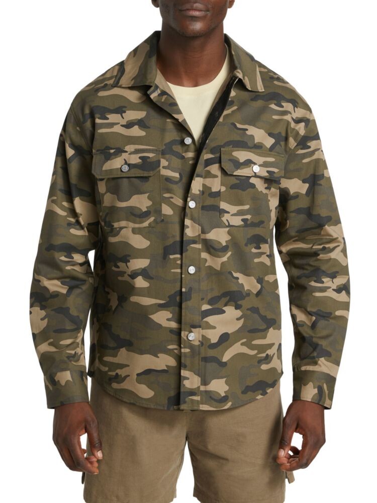 

Камуфляжная хлопковая куртка Frame, цвет Camo Noir