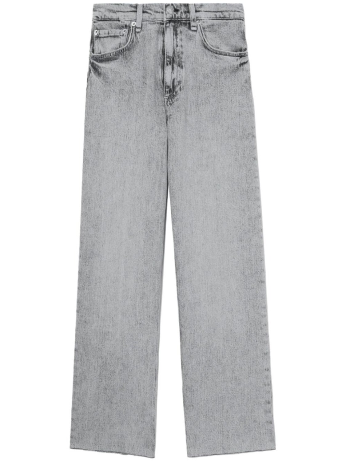 

Rag & bone прямые джинсы средней посадки, серый