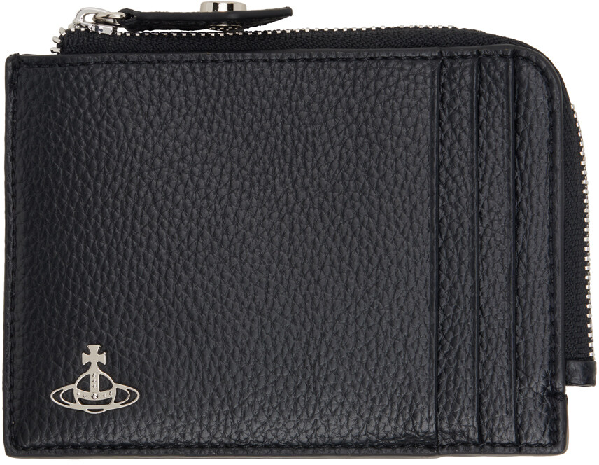 

Черная визитница на молнии Vivienne Westwood, цвет Black