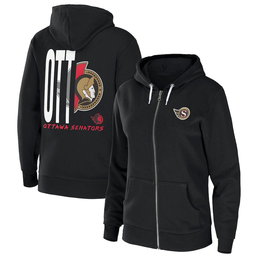 

Толстовка на молнии WEAR by Erin Andrews Ottawa Senators, черный