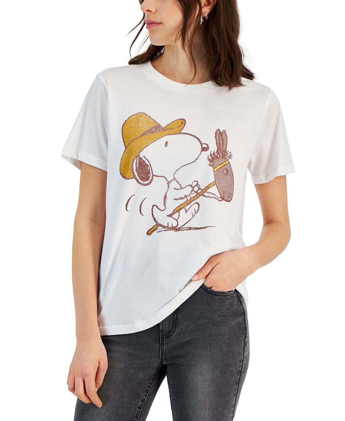 

Футболка с рисунком Snoopy Horse для юниоров Grayson Threads