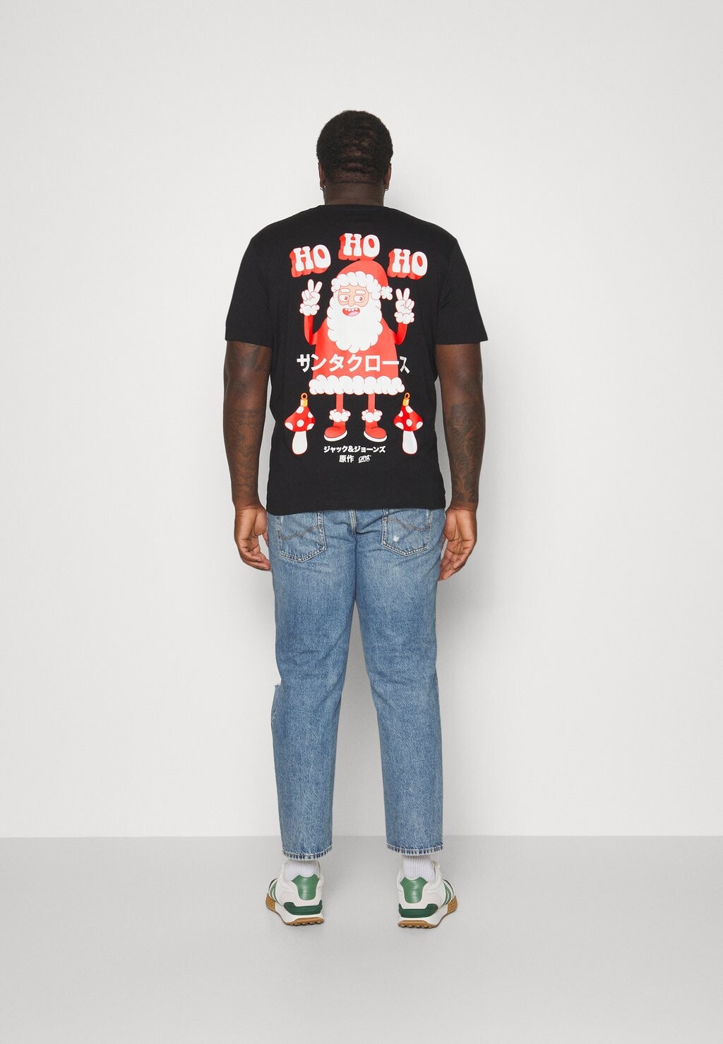 

Футболка с принтом Jorceremony Tee Crew Neck Jack & Jones, черный