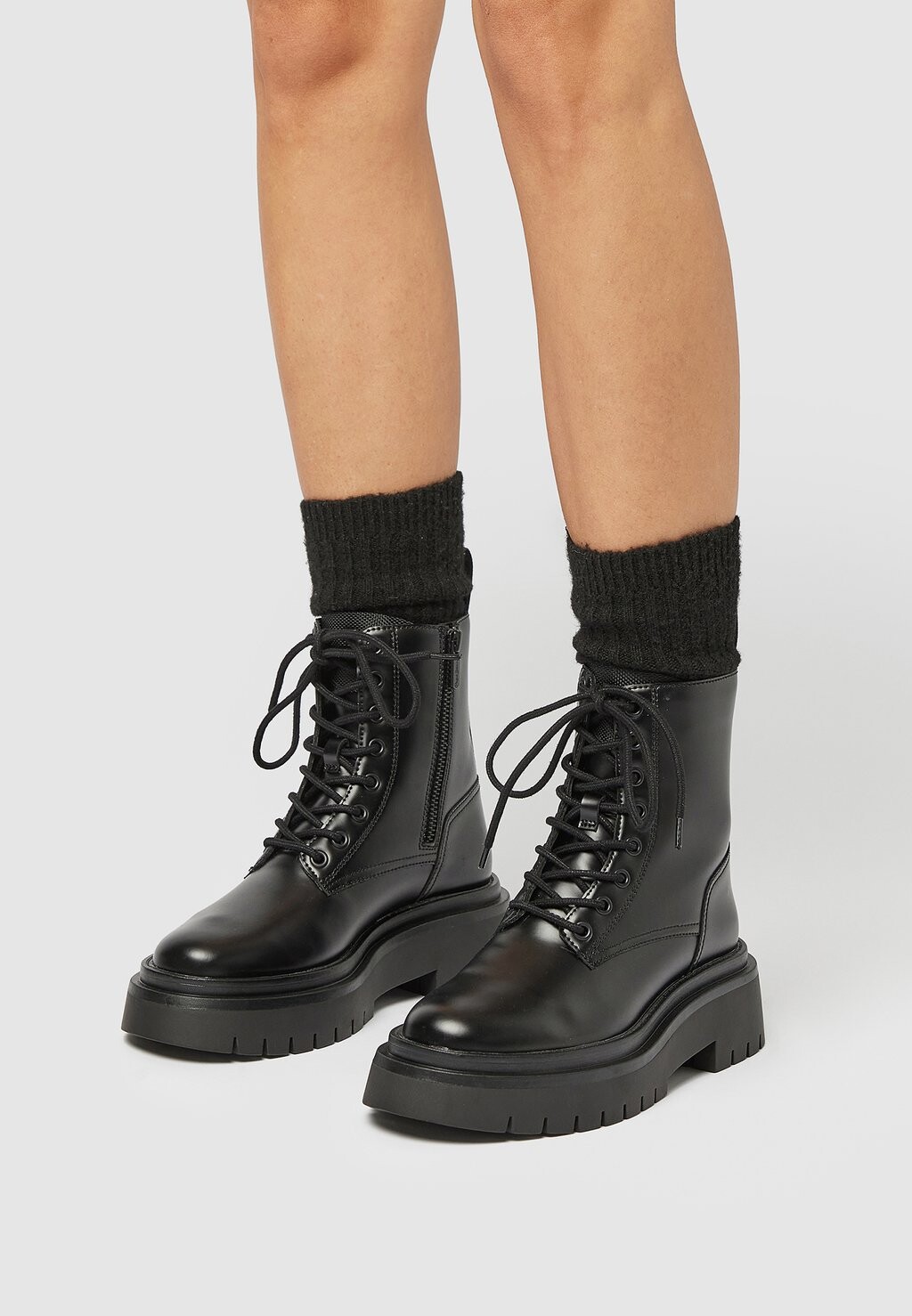 

Ботинки со шнурками Pepe Jeans, цвет black
