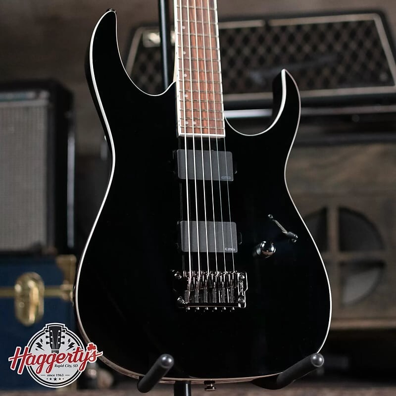 

Электрогитара Ibanez RGIB21BK Iron Label Baritone Electric Guitar - Black