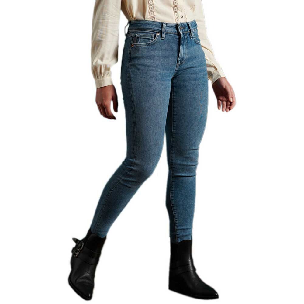 

Джинсы Superdry Mid Rise Skinny, синий