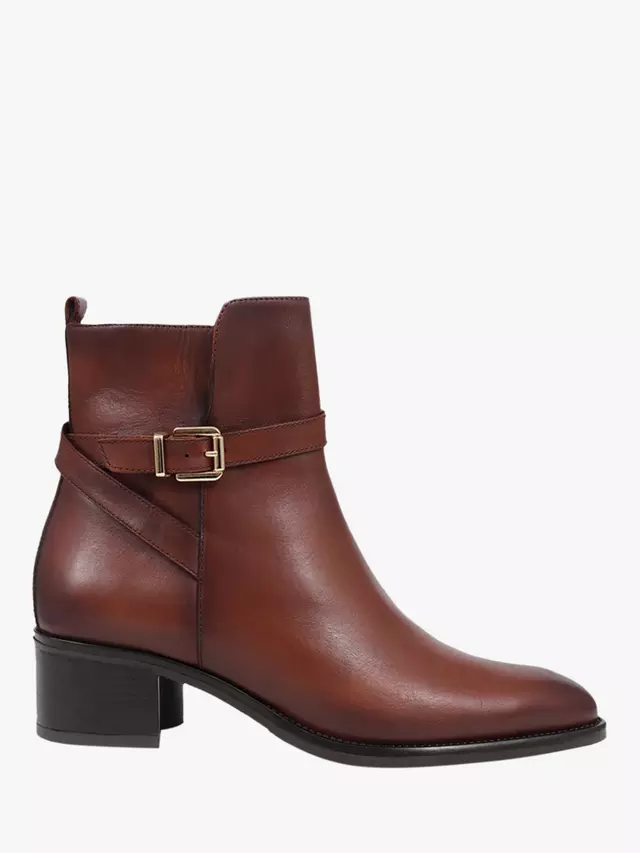 

Ботильоны Jones Bootmaker Kyra Leather Heeled, коричневый