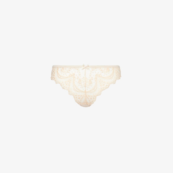 

Трусики из эластичного кружева ecrin с цветочной вышивкой Aubade, цвет silk heaven