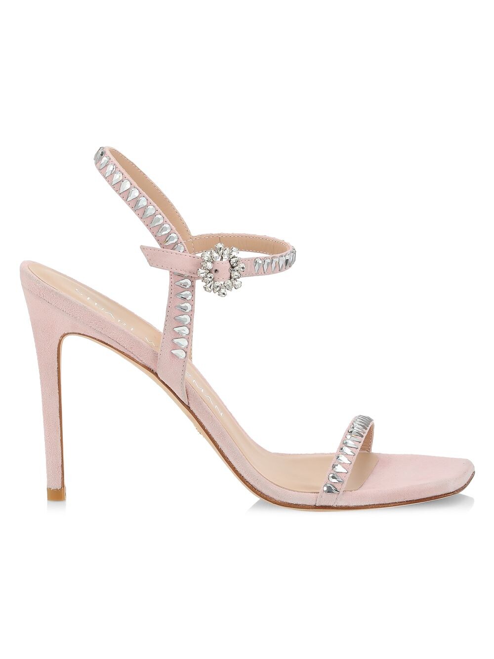 

Замшевые сандалии Gemcut с кристаллами Stuart Weitzman
