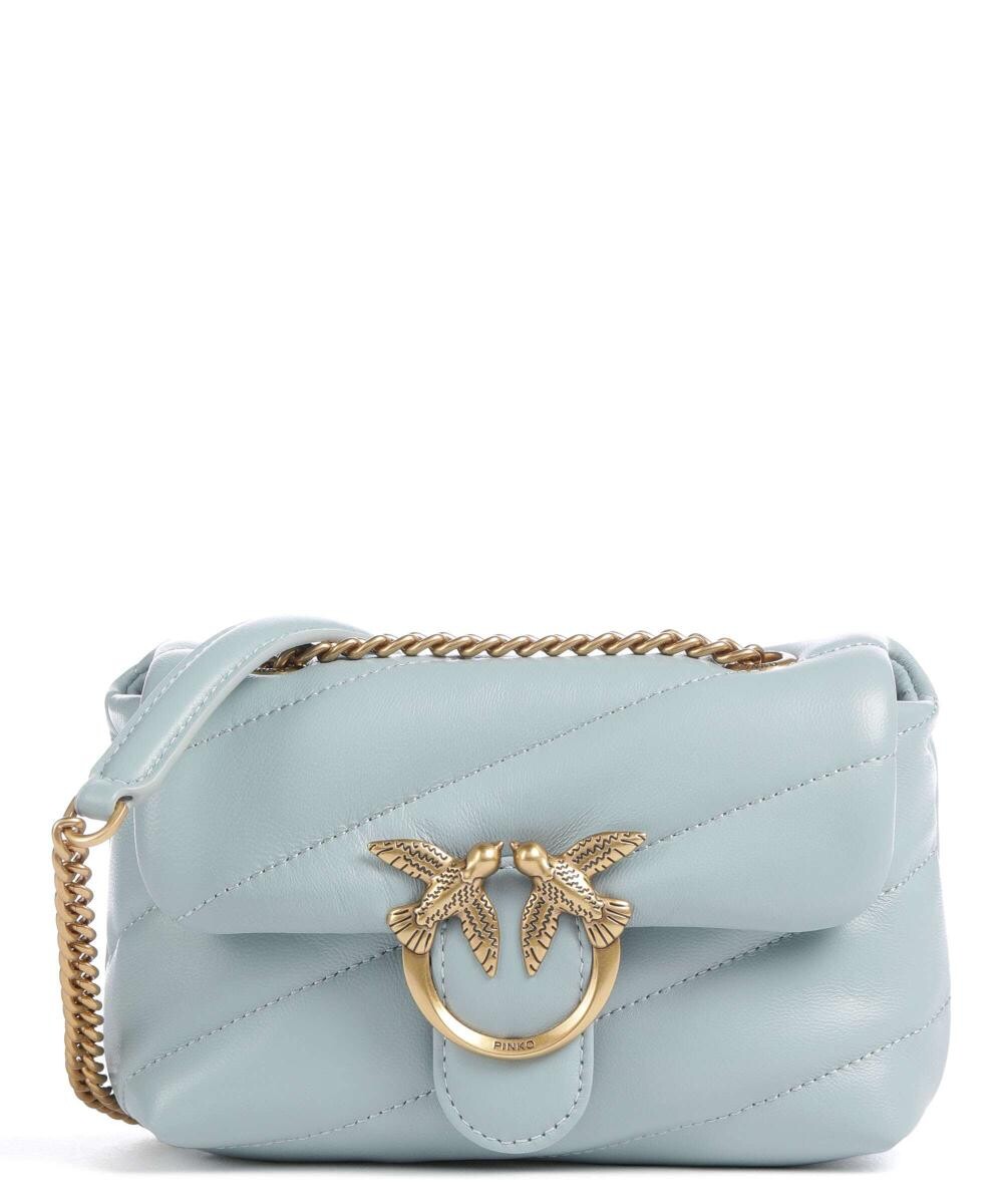 

Сумка на плечо Love Puff Baby из овчины Pinko, синий