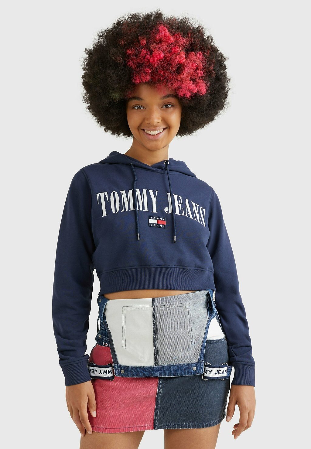 

Толстовка с капюшоном Tommy Jeans, синий