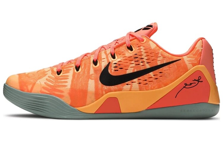 

Nike Kobe 9 EM Low персиковый манго-красный