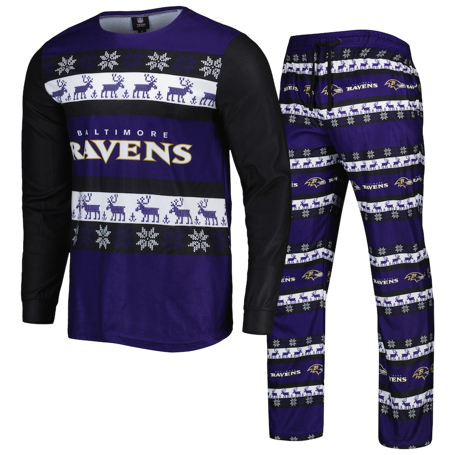 

Пижамный комплект FOCO Baltimore Ravens, фиолетовый