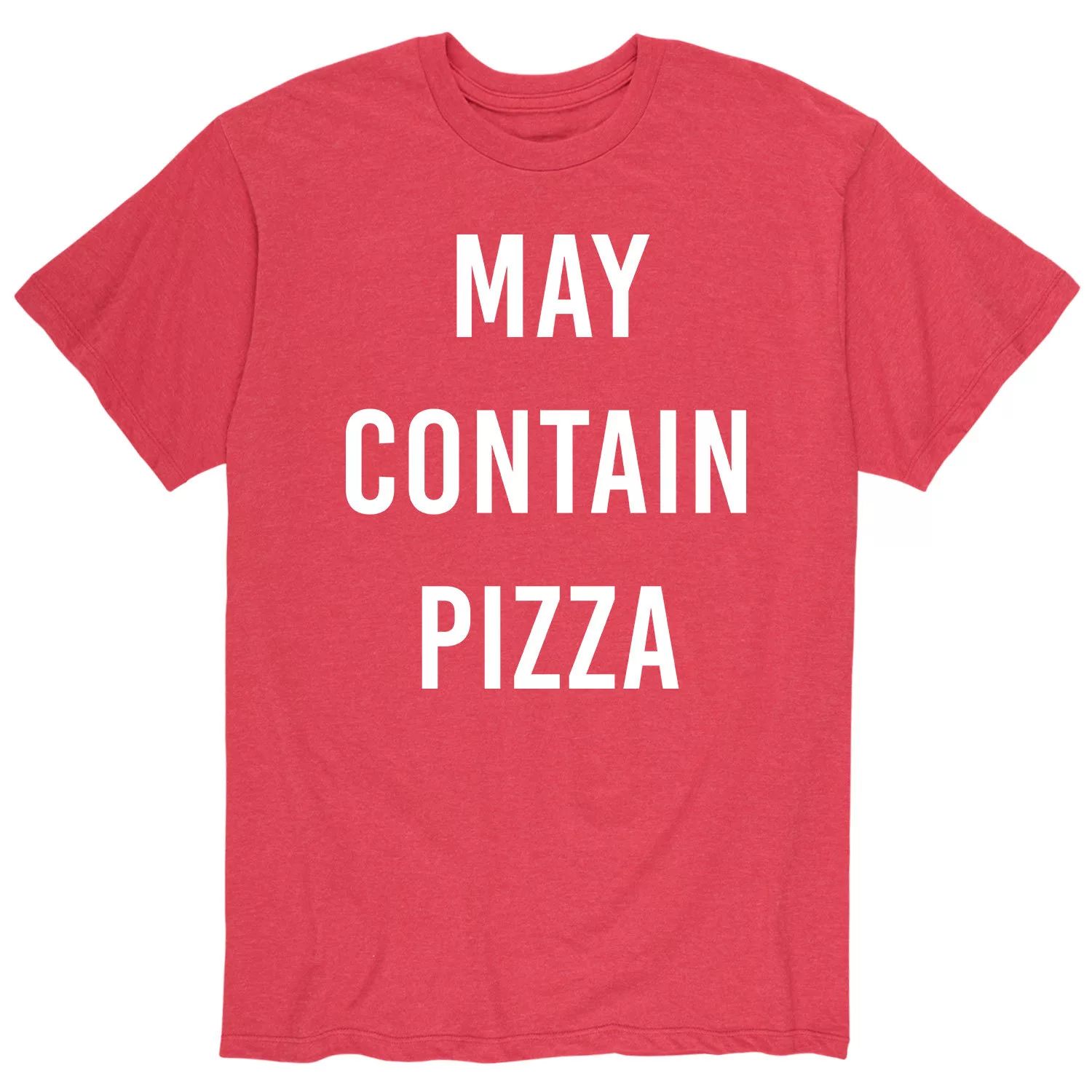 Мужская футболка может содержать пиццу Licensed Character