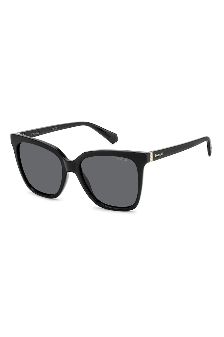 солнцезащитные очки polaroid прямоугольные поляризационные черный Прямоугольные поляризационные солнцезащитные очки Polaroid, черный