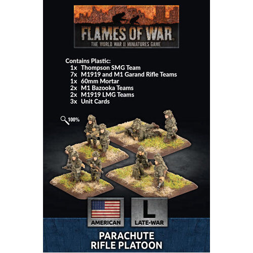 

Фигурки Flames Of War: Parachute Rifle Platoon (Plastic)