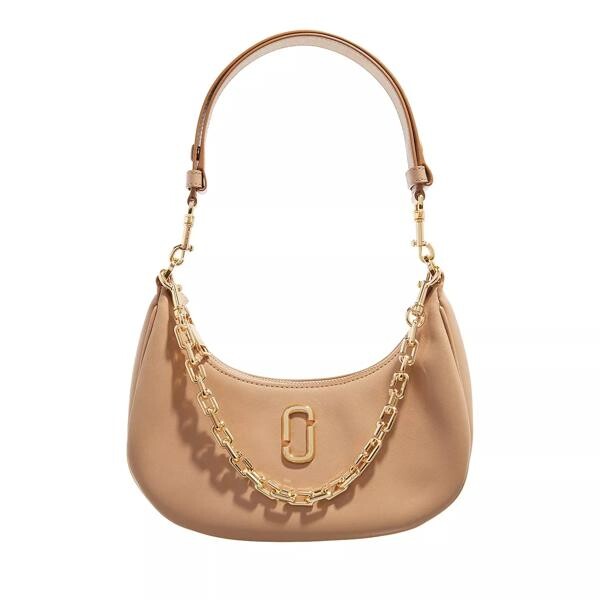 

Сумка the small curve leather bag Marc Jacobs, бежевый