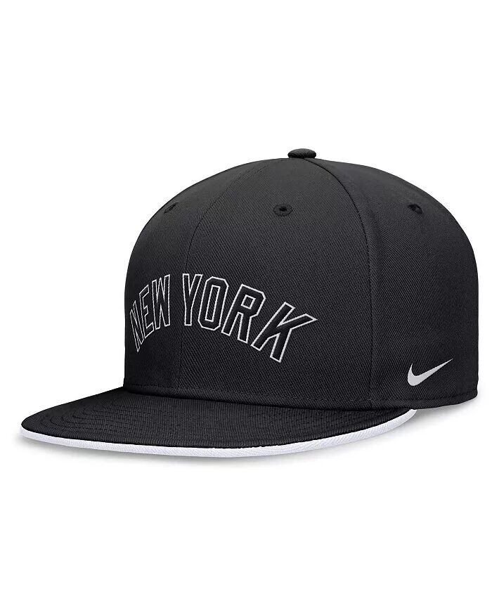 

Черная мужская приталенная кепка New York Yankees Primetime True Performance Nike, черный