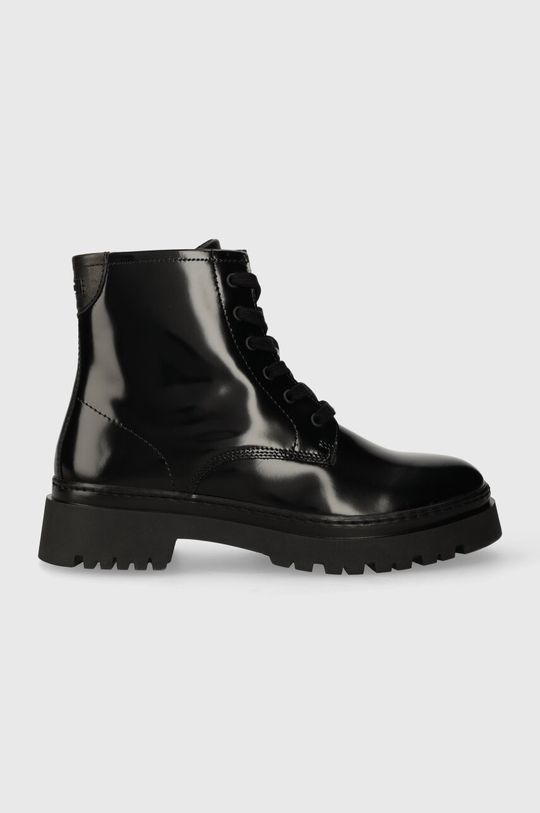 Кожаные мастера Aligrey Gant, черный кожаные байкерские ботинки aligrey gant черный