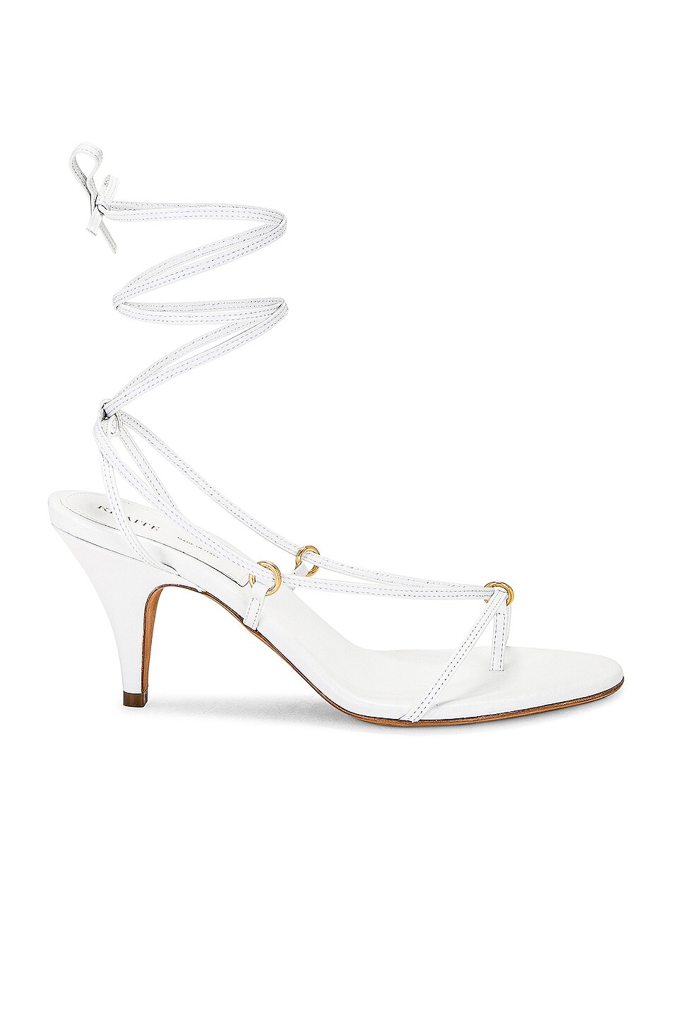 

Сандалии Khaite Marion Strappy, цвет Optic White