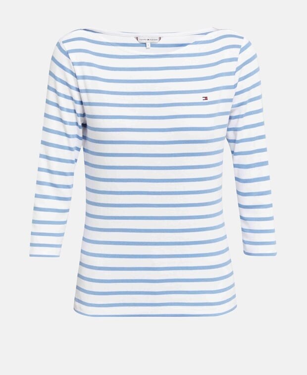 

Топ с длинными рукавами Tommy Hilfiger, светло-синий