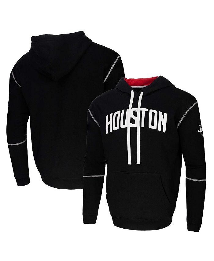

Мужской и женский черный пуловер с капюшоном Houston Rockets Monument Stadium Essentials, черный