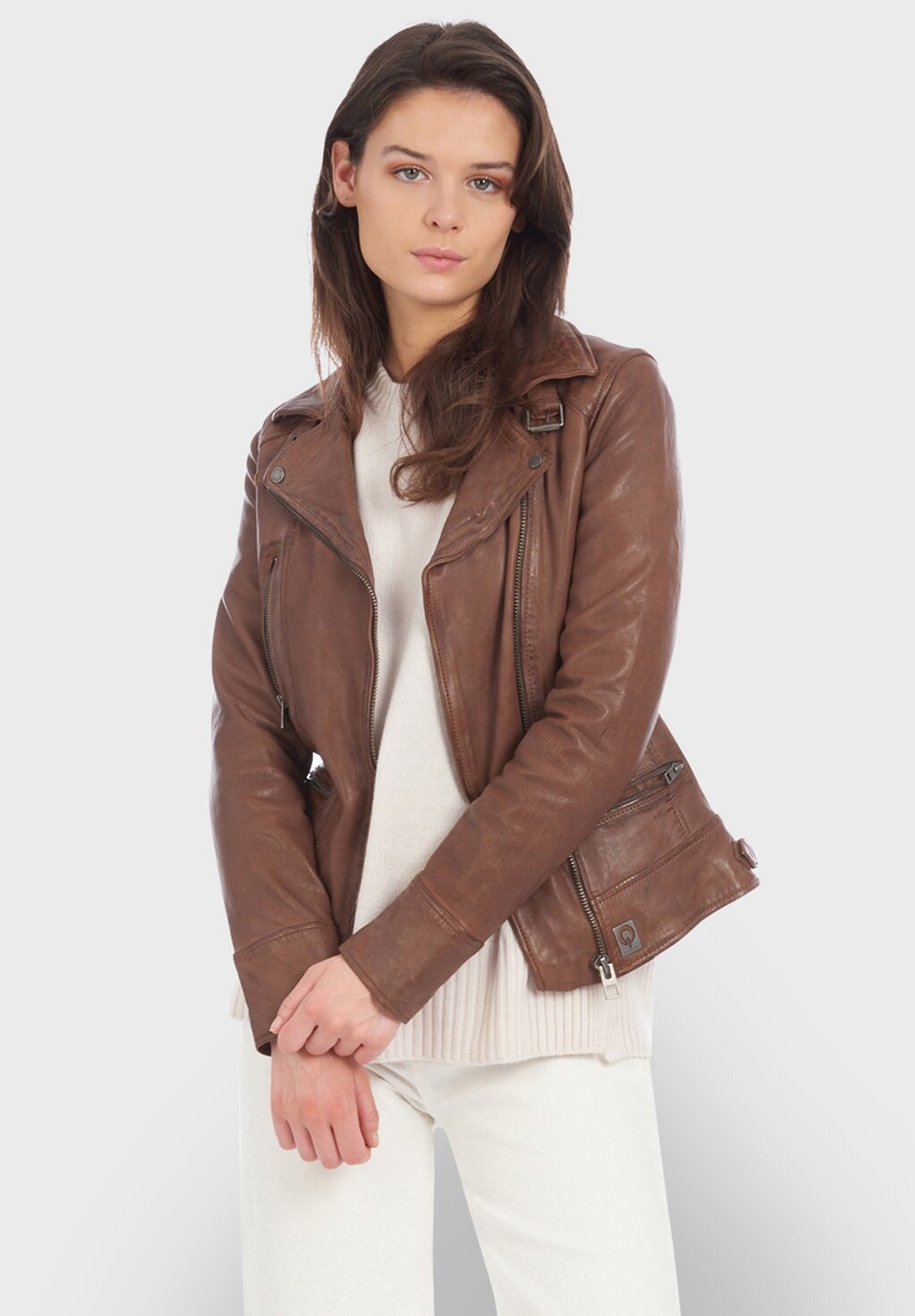 

Куртка кожаная Oakwood