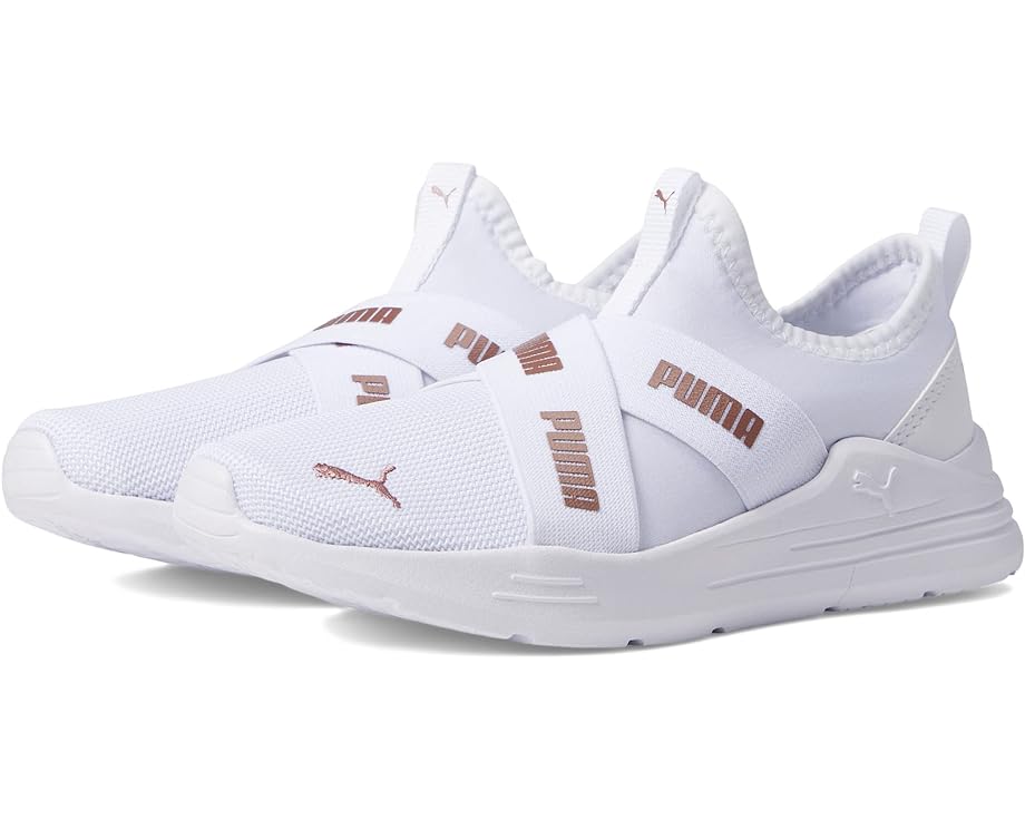 

Кроссовки PUMA Wired Run Slip-On Flash, цвет Puma White/Rose Gold