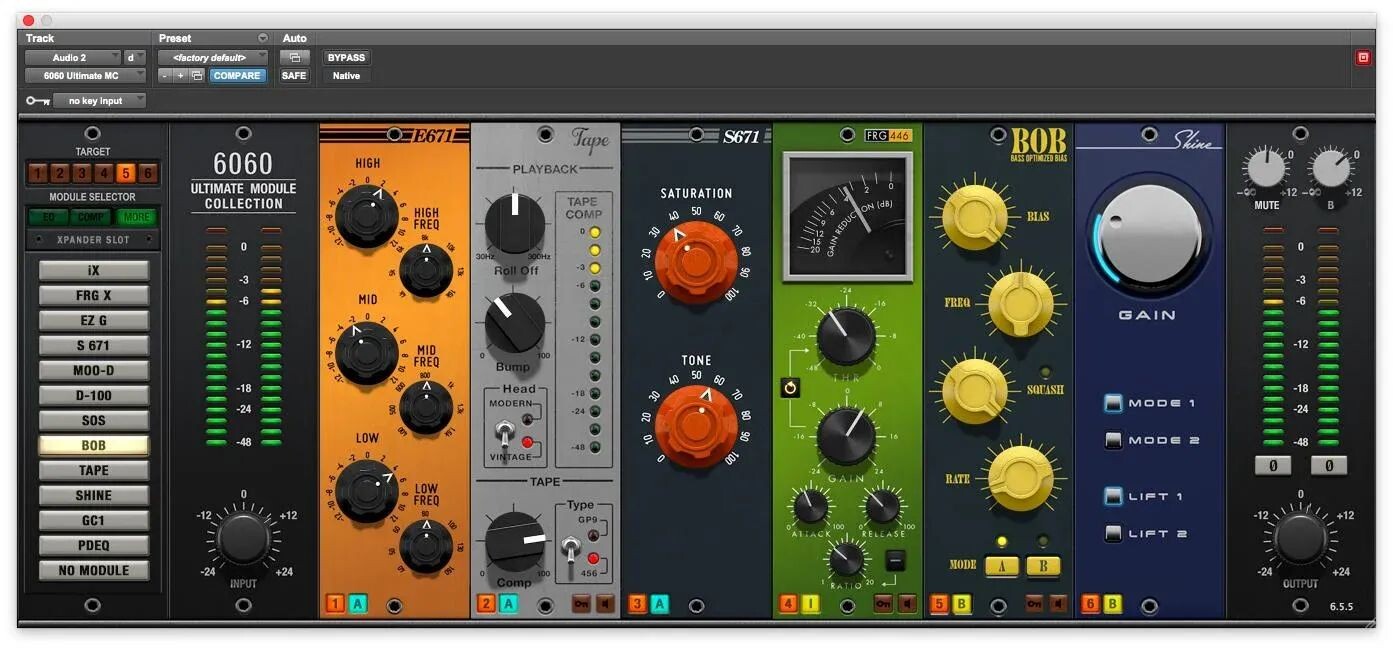 

McDSP 6060 Ultimate Module Collection Собственный плагин v7