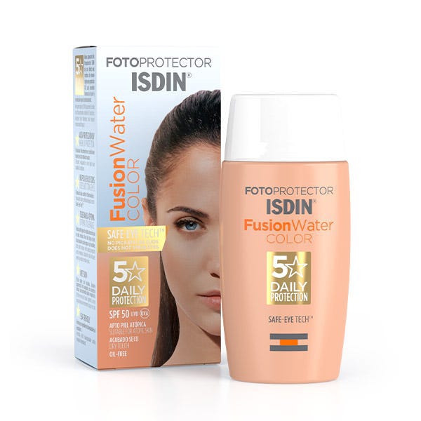 Солнцезащитный крем Fusion Water Color Spf 50 Isdin isdin fusion water pediatrics 50ml