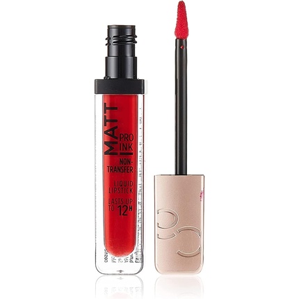 

Жидкая губная помада Matt Pro Ink Non-Transfer 090 This Is My Statement Red Matte Vegan без парабенов, 5 мл, Catrice