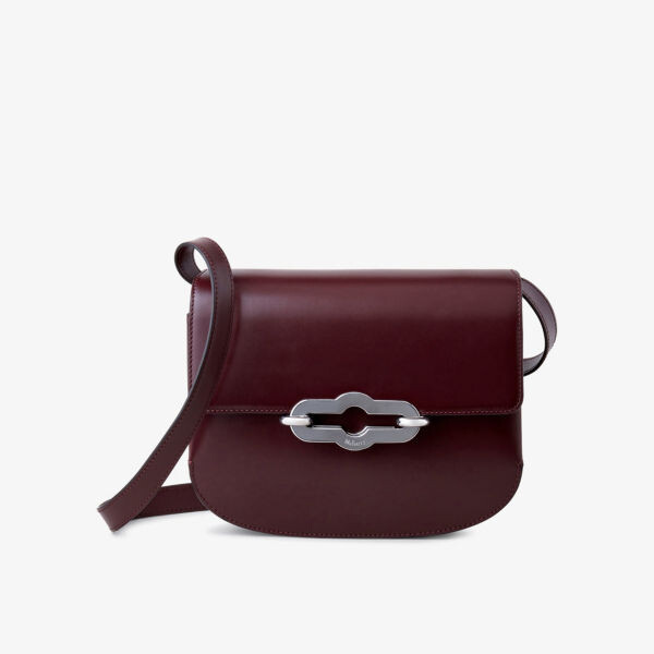 

Кожаная сумка через плечо Pimlico Mulberry, цвет black cherry