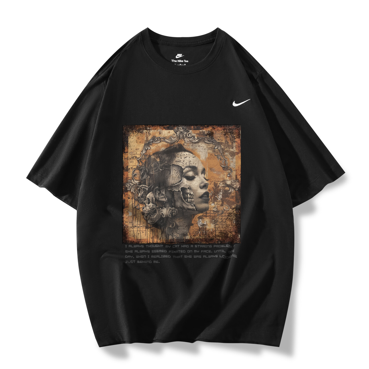 

Футболка мужская черная Nike, черный