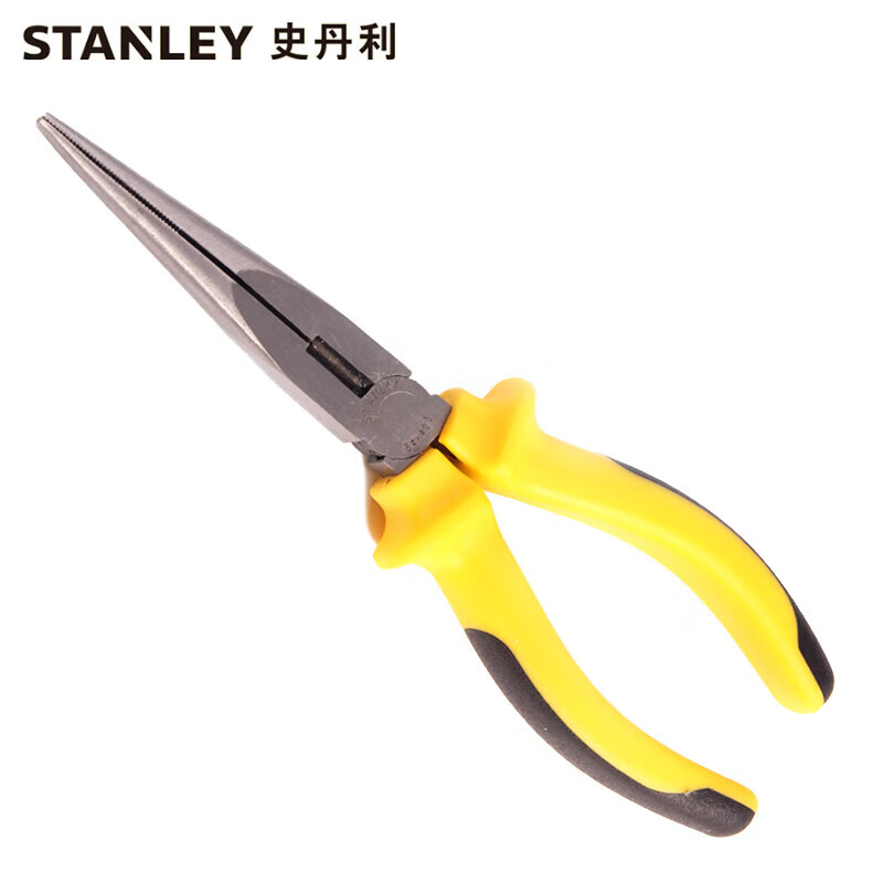 STANLEY Плоскогубцы Stanley с двухцветной ручкой, 8 дюймов 84-403-23 1 комплект (всего 5 шт.)