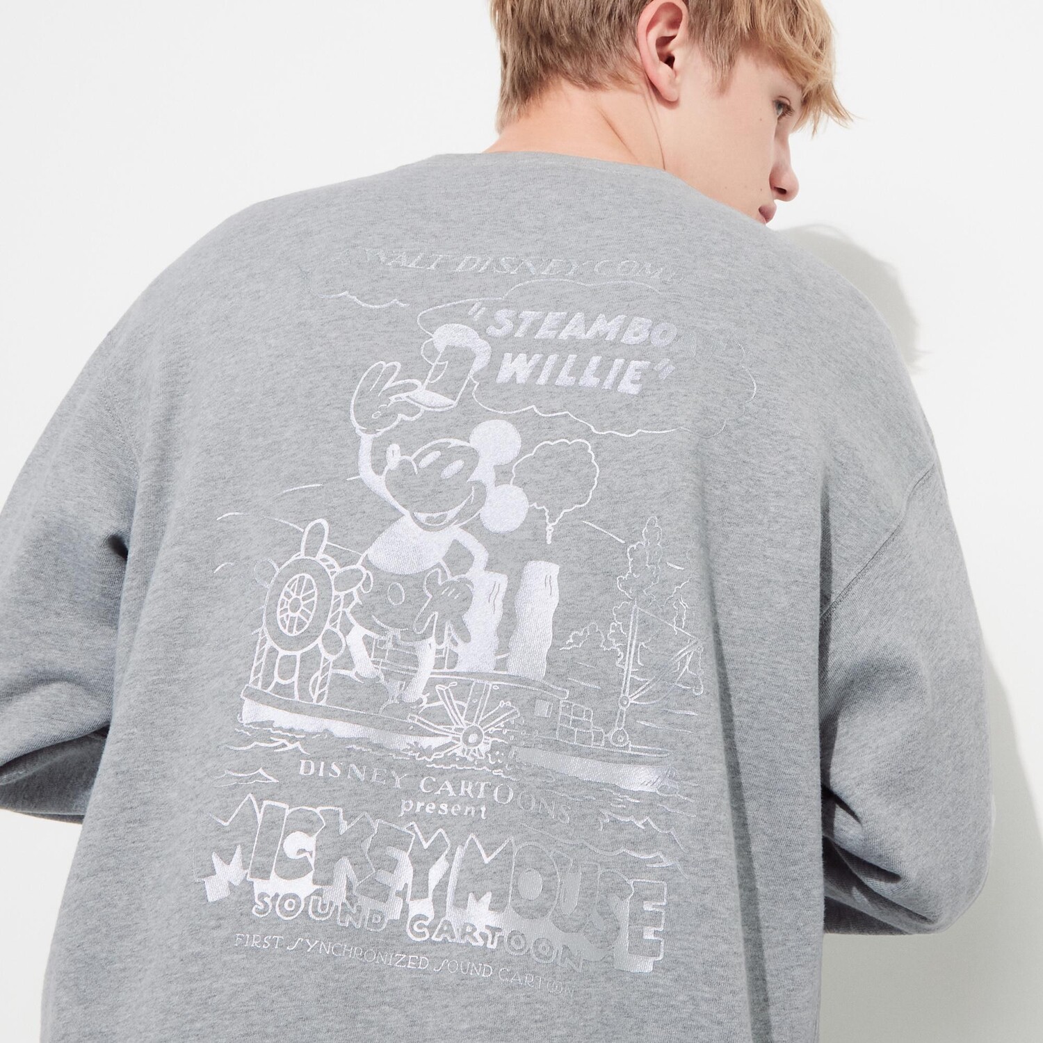 

Свитшот Mickey Shines Uniqlo, серый