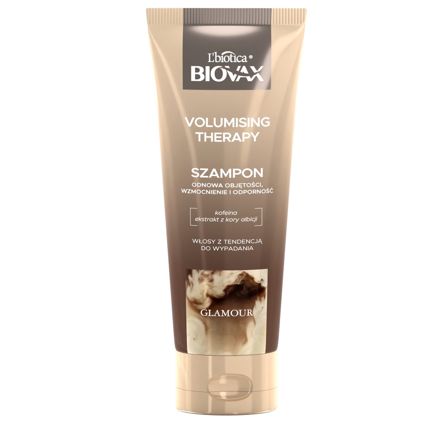 Шампунь для выпадающих волос Biovax Glamour Volumizing Therapy, 200 мл укрепляющий шампунь с pro комплексом
