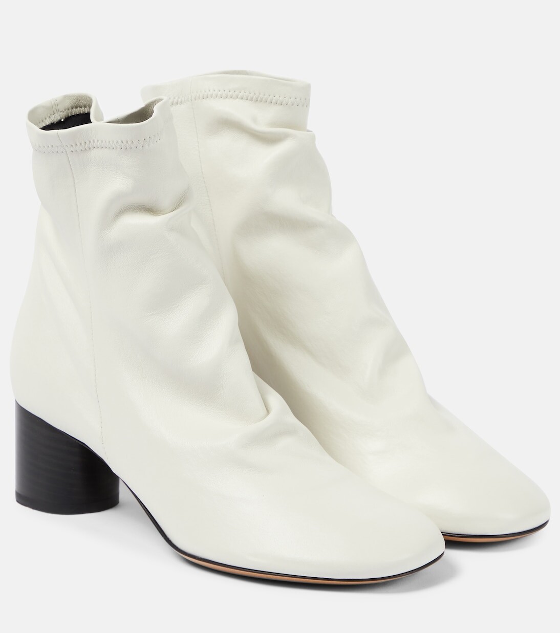 

Кожаные ботильоны laeden Isabel Marant, белый