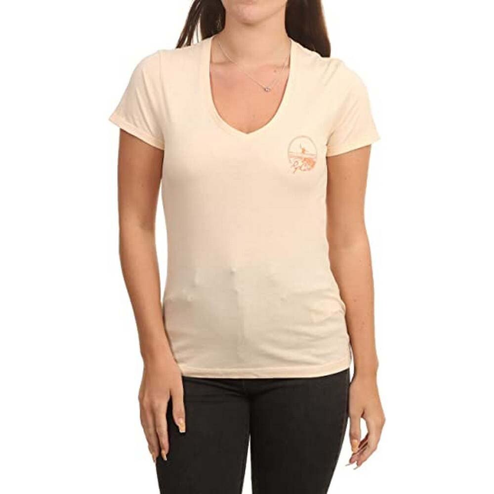 

Футболка Rip Curl Re Entry Short Sleeve V Neck, оранжевый