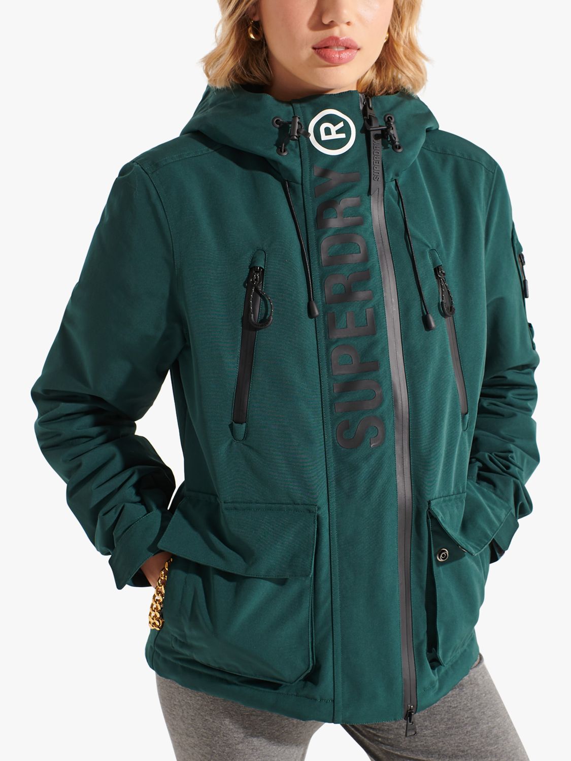 цена Куртка-ветровка Superdry Ultimate SD, зеленая