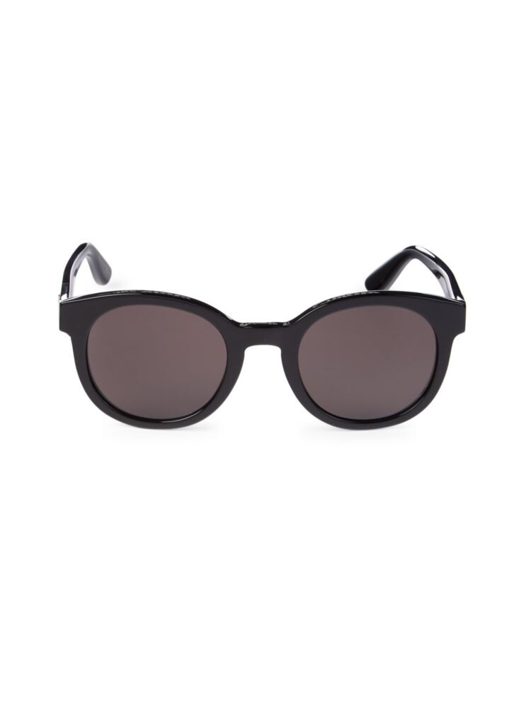 

Овальные солнцезащитные очки 51MM Saint Laurent, черный