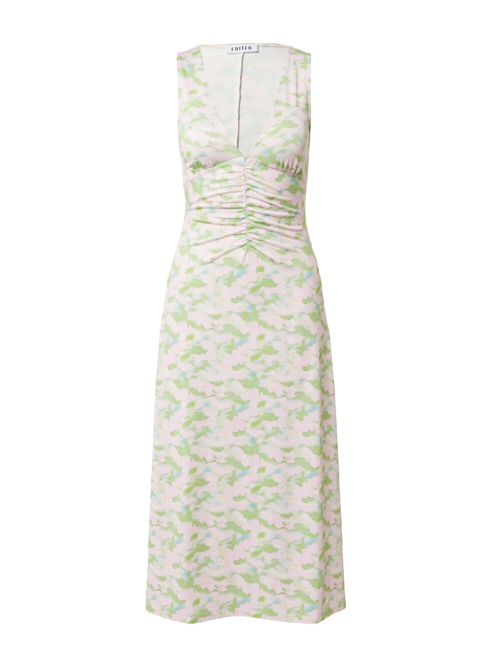 Платье Edited Noema, светло-зеленый/светло-розовый цена и фото