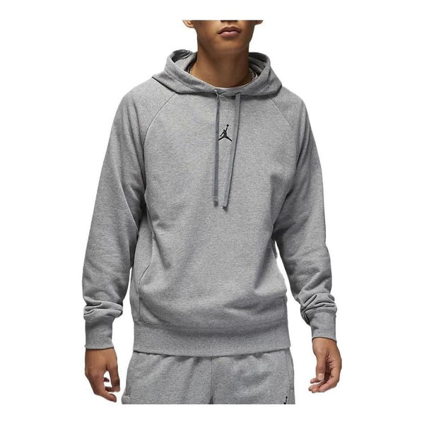 Толстовка Air Jordan Solid Color Pullover Hoodie Men's Carbon Grey, серый